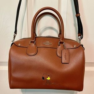COACH SNOOPY PEANUTS BENNETT SATCHEL BAG